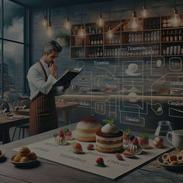 Quelles stratégies pour élaborer un menu de desserts italiens authentiques dans une trattoria moderne?